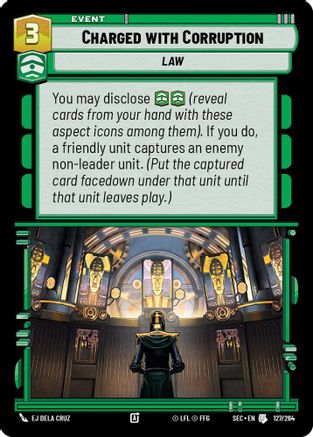Charged with Corruption (127/264) (127/264) [Secrets of Power] - Fantasy Flight Games - Card Brawlers | Quebec | Canada |