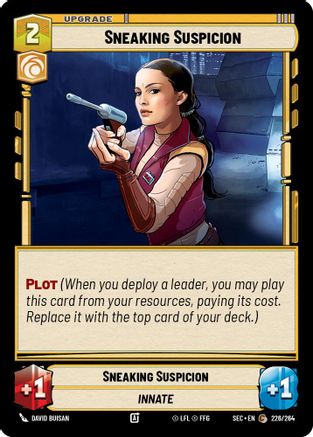 Sneaking Suspicion (226/264) (226/264) [Secrets of Power] - Fantasy Flight Games - Card Brawlers | Quebec | Canada |