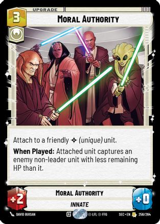 Moral Authority (256/264) (256/264) [Secrets of Power] - Fantasy Flight Games - Card Brawlers | Quebec | Canada |