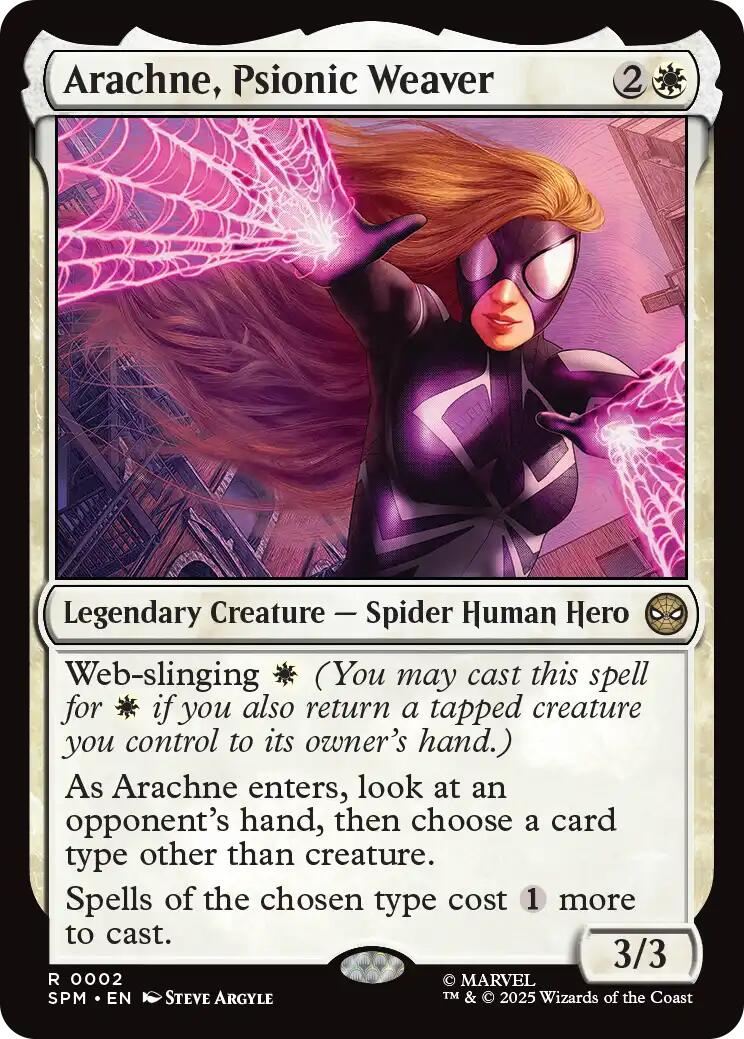 Arachne, Psionic Weaver [Marvel's Spider-Man] - Magic: The Gathering - Card Brawlers | Quebec | Canada |