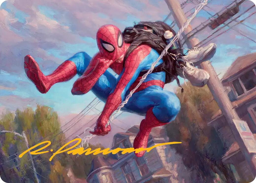 Spider-Man, Web-Slinger Art Card (Gold-Stamped Signature) [Marvel's Spider-Man Art Series] - Magic: The Gathering - Card Brawlers | Quebec | Canada |