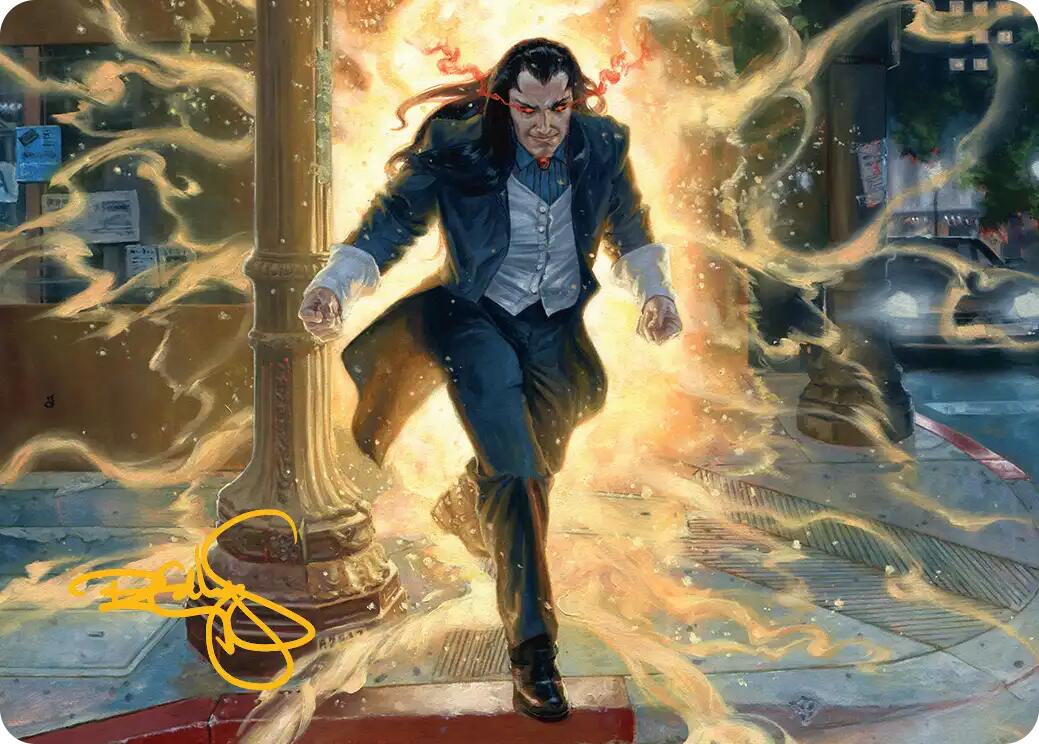 Morlun, Devourer of Spiders Art Card (Gold-Stamped Signature) [Marvel's Spider-Man Art Series] - Magic: The Gathering - Card Brawlers | Quebec | Canada |