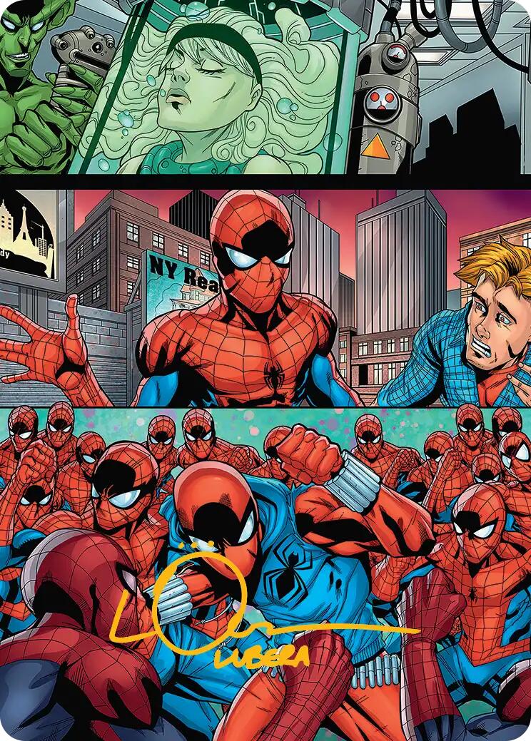 The Clone Saga Art Card (Gold-Stamped Signature) [Marvel's Spider-Man Art Series] - Magic: The Gathering - Card Brawlers | Quebec | Canada |