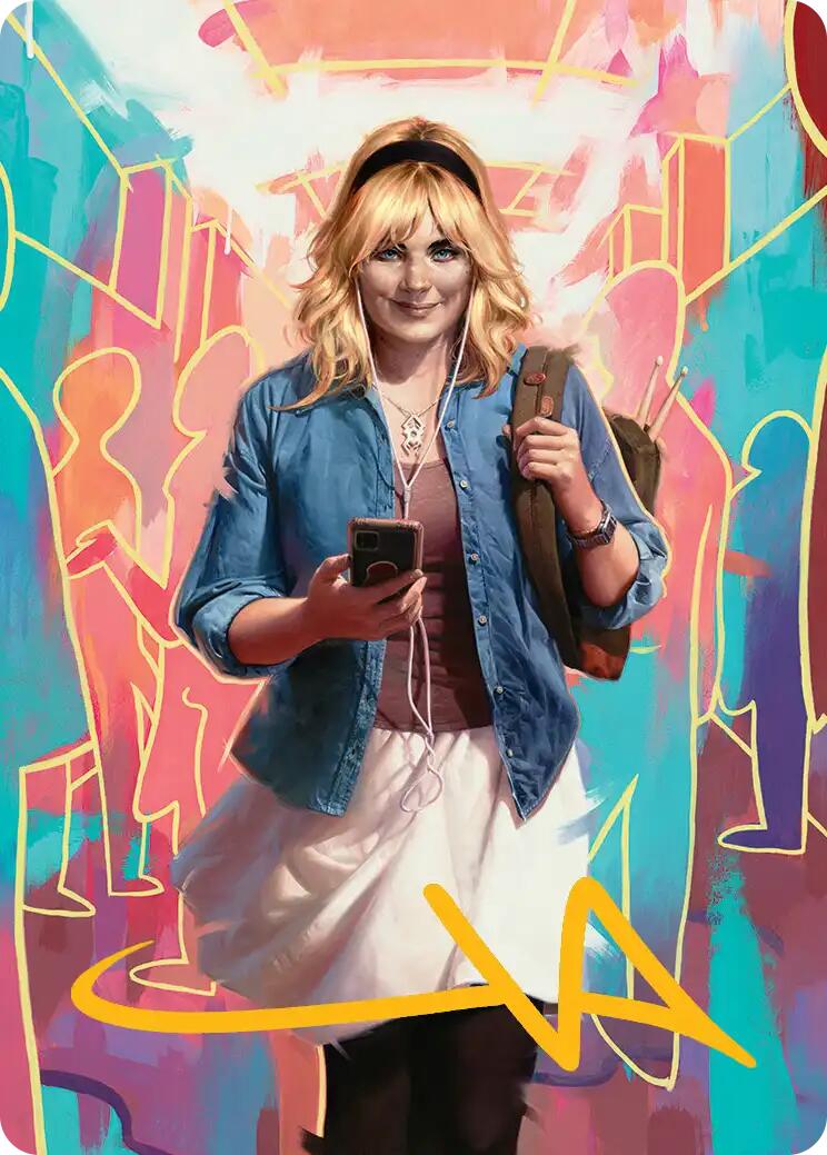 Gwen Stacy Art Card (Gold-Stamped Signature) (13/54) [Marvel's Spider-Man Art Series] - Magic: The Gathering - Card Brawlers | Quebec | Canada |