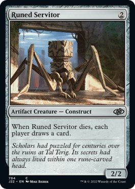 Runed Servitor [Jumpstart 2022] - Magic: The Gathering - Card Brawlers | Quebec | Canada |