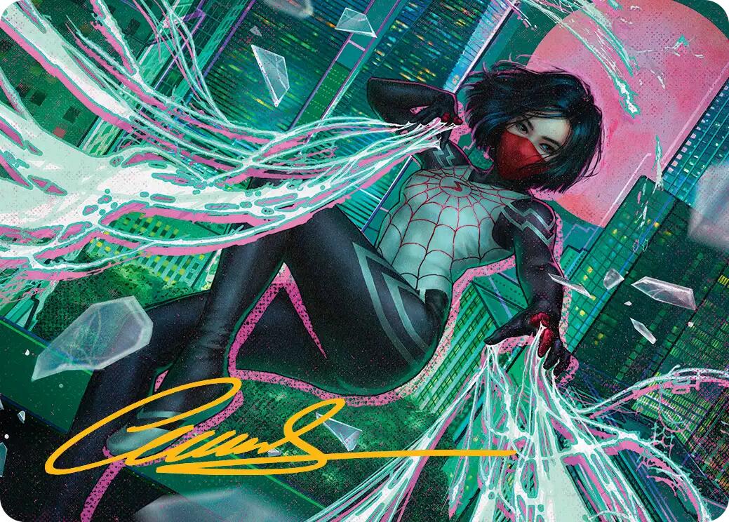 Silk, Web Weaver Art Card (29/54) (Gold-Stamped Signature) [Marvel's Spider-Man Art Series] - Magic: The Gathering - Card Brawlers | Quebec | Canada |