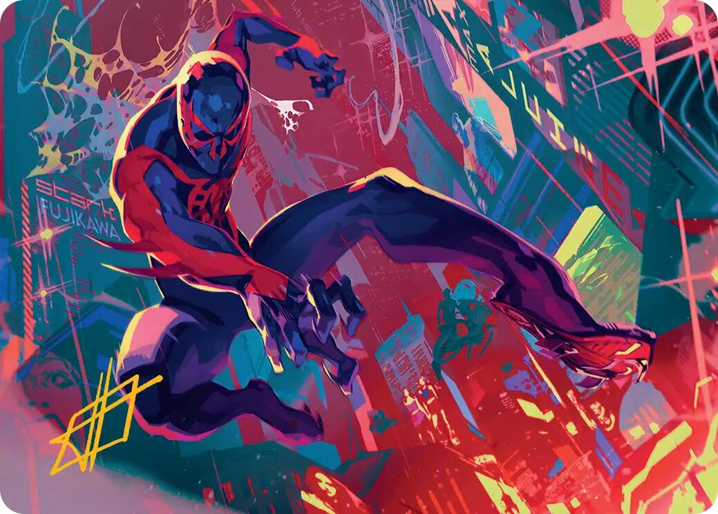 Spider-Man 2099 Art Card (Gold-Stamped Signature) [Marvel's Spider-Man Art Series] - Magic: The Gathering - Card Brawlers | Quebec | Canada |
