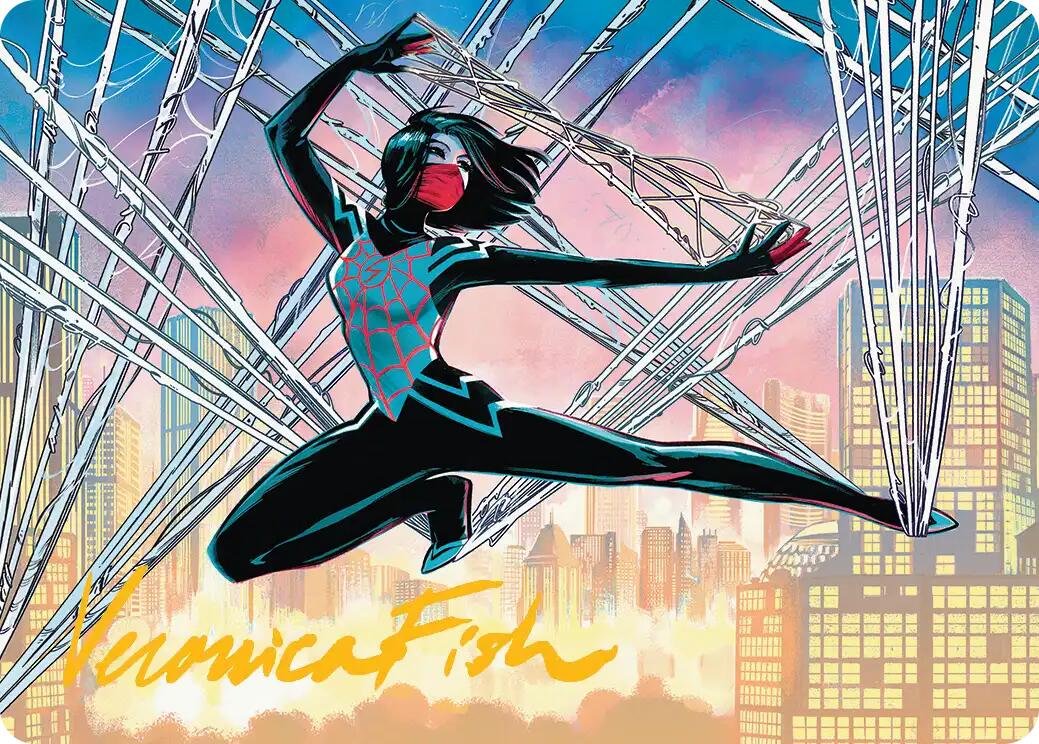 Silk, Web Weaver Art Card (39/54) (Gold-Stamped Signature) [Marvel's Spider-Man Art Series] - Magic: The Gathering - Card Brawlers | Quebec | Canada |
