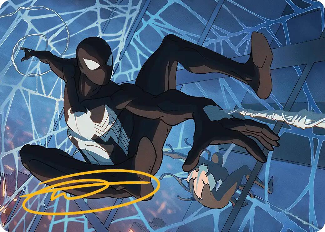 Symbiote Spider-Man Art Card (Gold-Stamped Signature) [Marvel's Spider-Man Art Series] - Magic: The Gathering - Card Brawlers | Quebec | Canada |