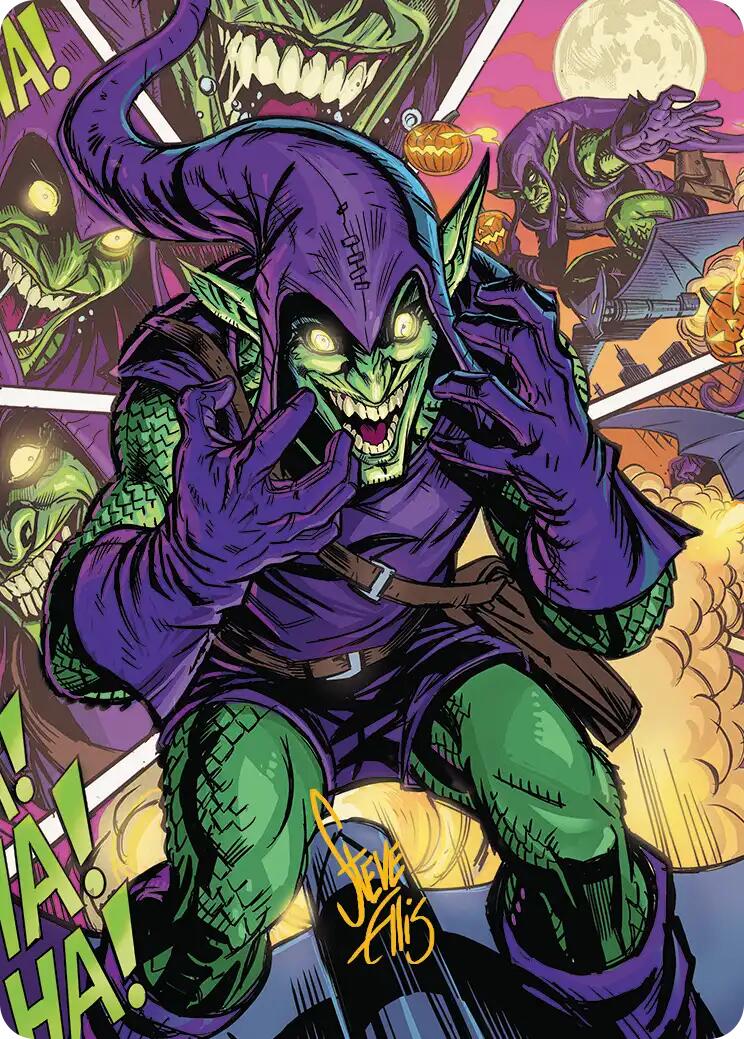 Green Goblin Art Card (49/54) (Gold-Stamped Signature) [Marvel's Spider-Man Art Series] - Magic: The Gathering - Card Brawlers | Quebec | Canada |