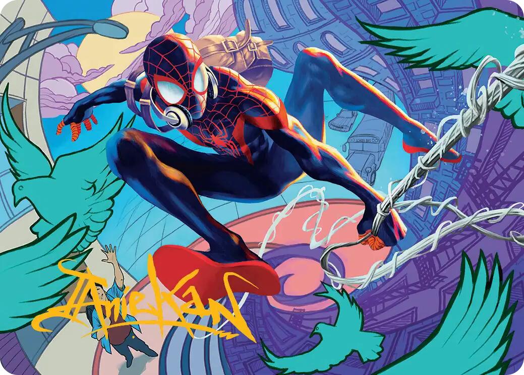 Spider-Man, Brooklyn Visionary Art Card (Gold-Stamped Signature) [Marvel's Spider-Man Art Series] - Magic: The Gathering - Card Brawlers | Quebec | Canada |
