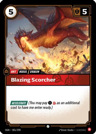 Blazing Scorcher (001/298) - Origins - Origins - Card Brawlers | Quebec | Canada |