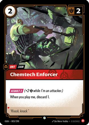 Chemtech Enforcer (003/298) - Origins Foil - Origins - Card Brawlers | Quebec | Canada |