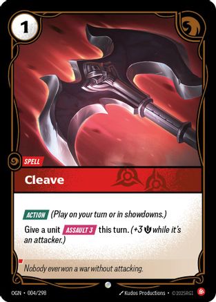 Cleave (004/298) - Origins - Origins - Card Brawlers | Quebec | Canada |