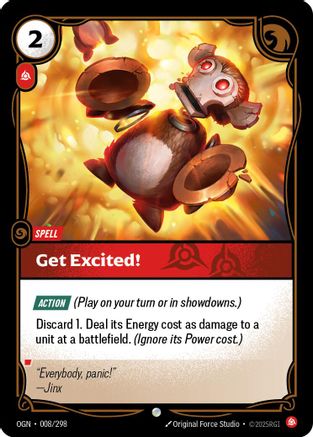 Get Excited! (008/298) - Origins Foil - Origins - Card Brawlers | Quebec | Canada |