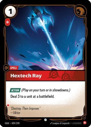 Hextech Ray (009/298) - Origins - Origins - Card Brawlers | Quebec | Canada |