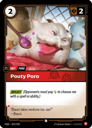 Pouty Poro (013/298) - Origins Foil - Origins - Card Brawlers | Quebec | Canada |