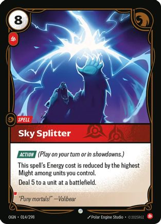 Sky Splitter (014/298) - Origins - Origins - Card Brawlers | Quebec | Canada |