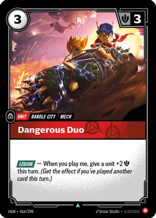 Dangerous Duo (016/298) - Origins - Origins - Card Brawlers | Quebec | Canada |