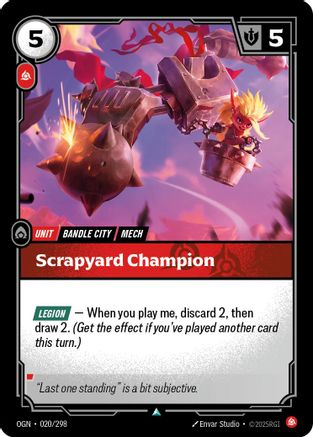 Scrapyard Champion (020/298) - Origins Foil - Origins - Card Brawlers | Quebec | Canada |
