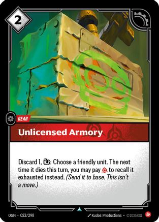 Unlicensed Armory (023/298) - Origins - Origins - Card Brawlers | Quebec | Canada |