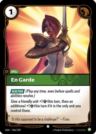 En Garde (046/298) - Origins - Origins - Card Brawlers | Quebec | Canada |