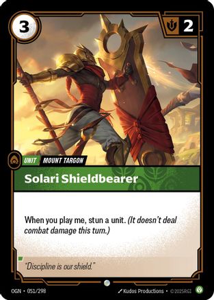 Solari Shieldbearer (051/298) - Origins - Origins - Card Brawlers | Quebec | Canada |
