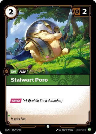 Stalwart Poro (052/298) - Origins - Origins - Card Brawlers | Quebec | Canada |