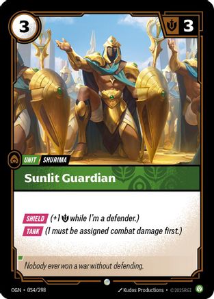 Sunlit Guardian (054/298) - Origins Foil - Origins - Card Brawlers | Quebec | Canada |