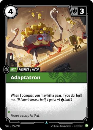 Adaptatron (056/298) - Origins - Origins - Card Brawlers | Quebec | Canada |