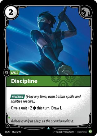 Discipline (058/298) - Origins Foil - Origins - Card Brawlers | Quebec | Canada |