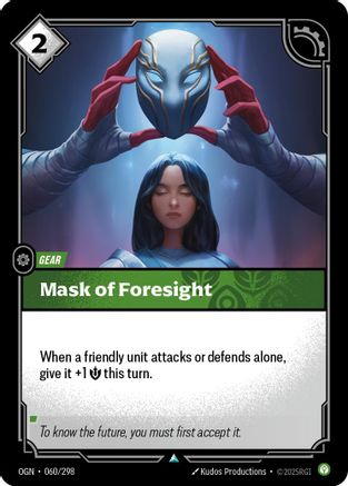 Mask of Foresight (060/298) - Origins - Origins - Card Brawlers | Quebec | Canada |