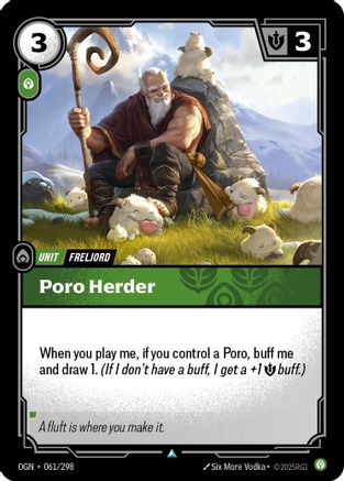 Poro Herder (061/298) - Origins - Origins - Card Brawlers | Quebec | Canada |