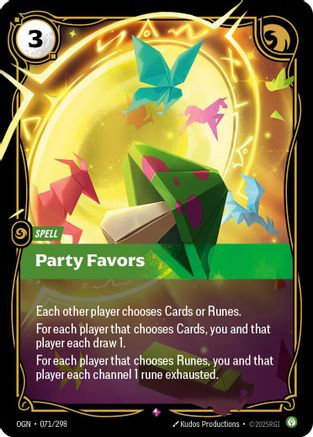 Party Favors (071/298) - Origins Foil - Origins - Card Brawlers | Quebec | Canada |