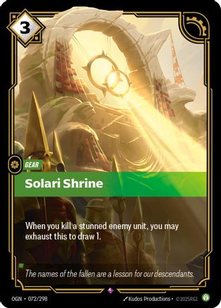 Solari Shrine (072/298) - Origins Foil - Origins - Card Brawlers | Quebec | Canada |