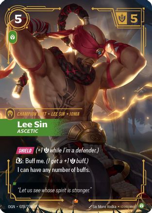Lee Sin - Ascetic (078/298) - Origins Foil - Origins - Card Brawlers | Quebec | Canada |