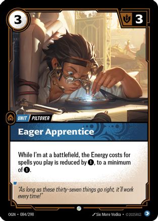 Eager Apprentice (084/298) - Origins - Origins - Card Brawlers | Quebec | Canada |
