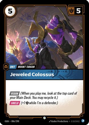 Jeweled Colossus (086/298) - Origins - Origins - Card Brawlers | Quebec | Canada |