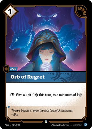 Orb of Regret (090/298) - Origins - Origins - Card Brawlers | Quebec | Canada |