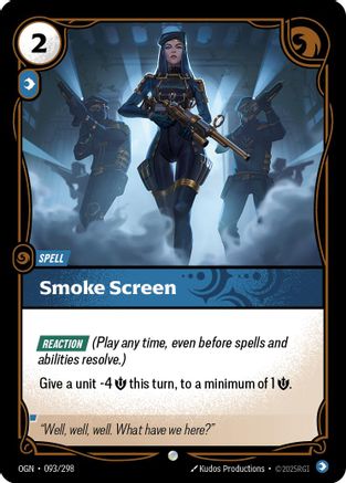 Smoke Screen (093/298) - Origins Foil - Origins - Card Brawlers | Quebec | Canada |