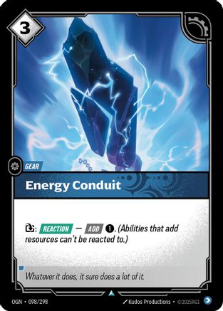 Energy Conduit (098/298) - Origins Foil - Origins - Card Brawlers | Quebec | Canada |