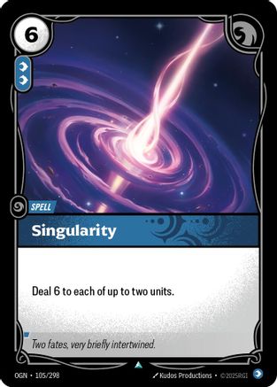 Singularity (105/298) - Origins - Origins - Card Brawlers | Quebec | Canada |