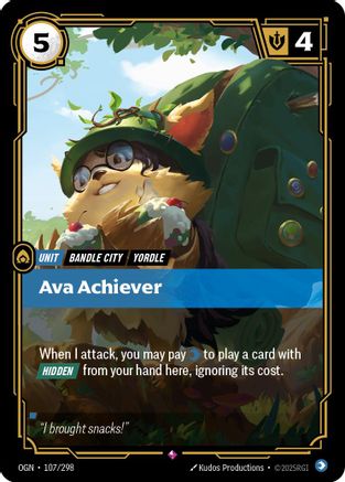 Ava Achiever (107/298) - Origins Foil - Origins - Card Brawlers | Quebec | Canada |