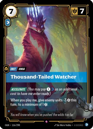 Thousand-Tailed Watcher (116/298) - Origins Foil - Origins - Card Brawlers | Quebec | Canada |
