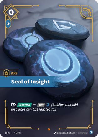Seal of Insight (120/298) - Origins Foil - Origins - Card Brawlers | Quebec | Canada |