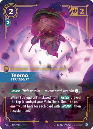 Teemo - Strategist (121/298) - Origins Foil - Origins - Card Brawlers | Quebec | Canada |