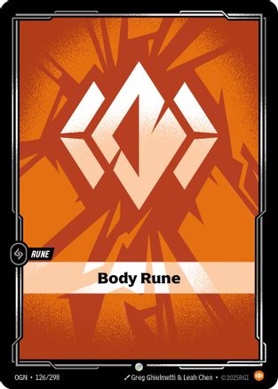 Body Rune (126/298) - Origins Foil - Origins - Card Brawlers | Quebec | Canada |