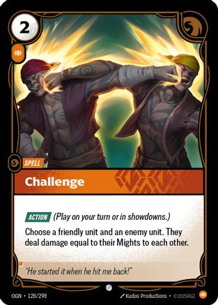 Challenge (128/298) - Origins Foil - Origins - Card Brawlers | Quebec | Canada |