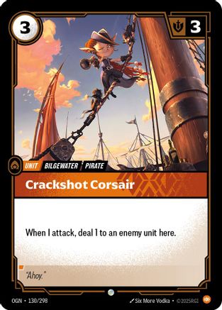 Crackshot Corsair (130/298) - Origins - Origins - Card Brawlers | Quebec | Canada |