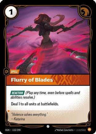 Flurry of Blades (133/298) - Origins - Origins - Card Brawlers | Quebec | Canada |